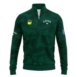 Masters Tournament Callaway Sublimation Sports Dark Green Zipper Hoodie Shirt Style Classic Zipper Hoodie Shirt