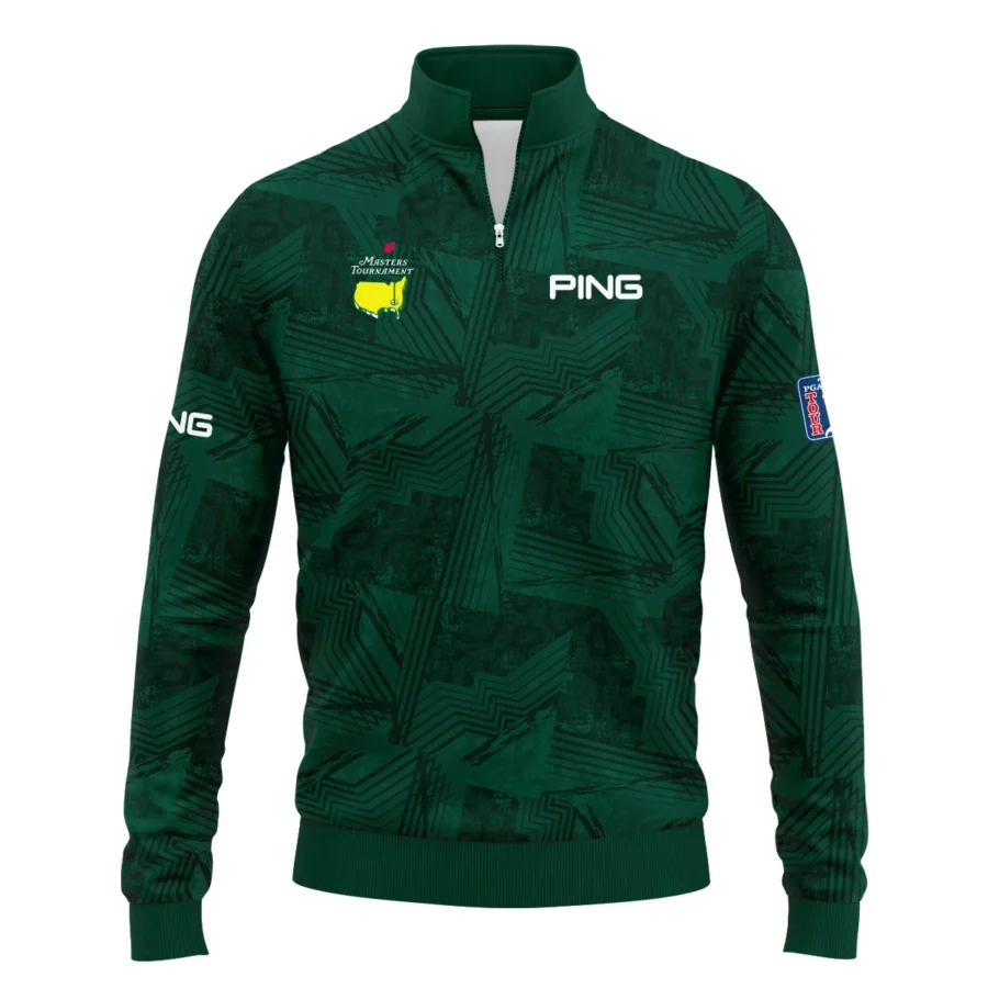 Masters Tournament Ping Sublimation Sports Dark Green Quarter-Zip Jacket Style Classic Quarter-Zip Jacket