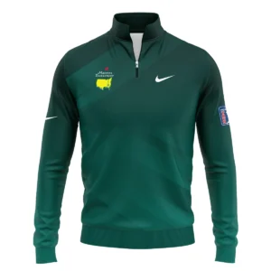 Masters Tournament Dark Green Gradient Golf Sport Nike Zipper Hoodie Shirt Style Classic Zipper Hoodie Shirt