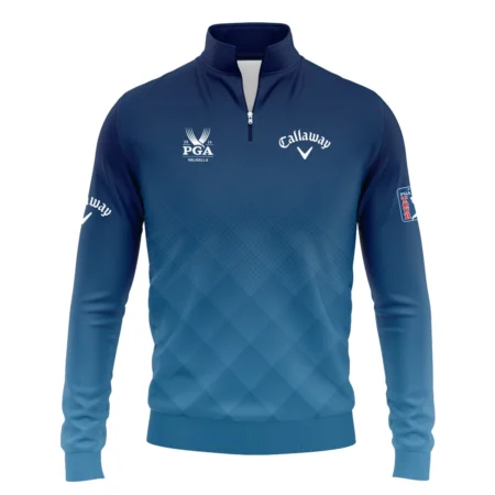 2024 PGA Championship Valhalla Callaway Blue Gradient Abstract Stripes  Zipper Hoodie Shirt Style Classic Zipper Hoodie Shirt