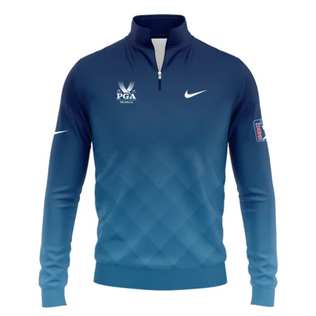2024 PGA Championship Valhalla Nike Blue Gradient Abstract Stripes  Quarter-Zip Jacket Style Classic Quarter-Zip Jacket