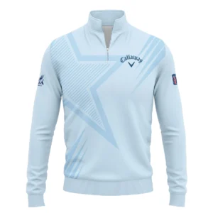 2024 PGA Championship Valhalla Golf Star Line Pattern Light Blue Callaway Sleeveless Jacket Style Classic Sleeveless Jacket