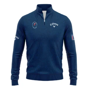 Callaway 124th U.S. Open Pinehurst Stars Gradient Pattern Dark Blue Zipper Hoodie Shirt Style Classic Zipper Hoodie Shirt