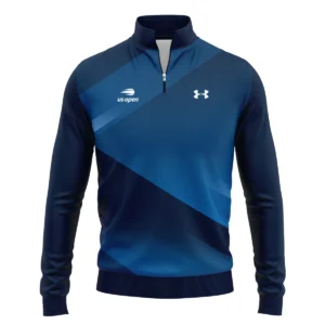 US Open Tennis Champions Dark Blue Background Under Armour Zipper Hoodie Shirt Style Classic Zipper Hoodie Shirt