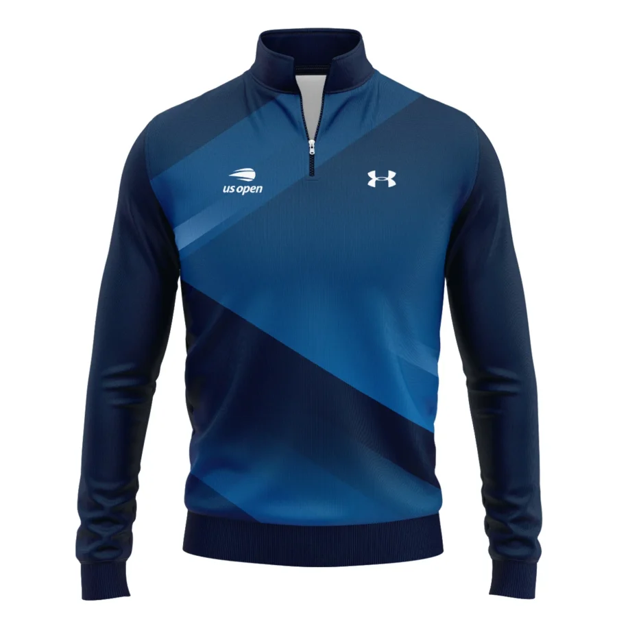 US Open Tennis Champions Dark Blue Background Under Armour Quarter-Zip Jacket Style Classic Quarter-Zip Jacket