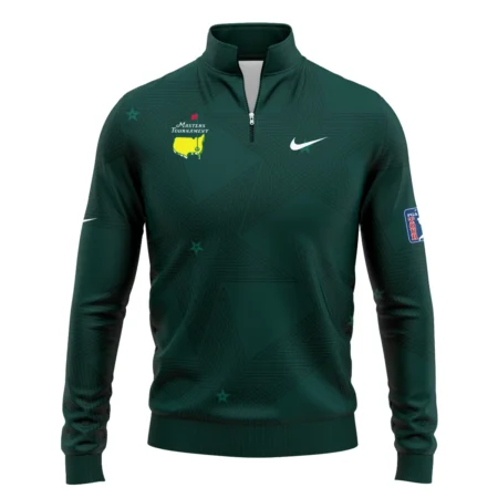 Golf Pattern Stars Dark Green Masters Tournament Nike Quarter-Zip Jacket Style Classic Quarter-Zip Jacket