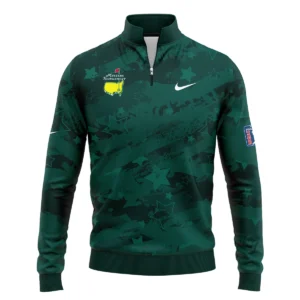 Dark Green Stars Pattern Grunge Background Masters Tournament Nike Zipper Hoodie Shirt Style Classic Zipper Hoodie Shirt