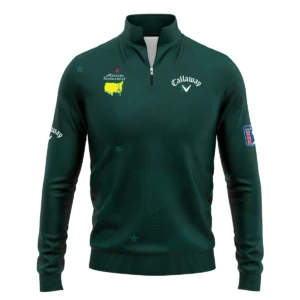 Dark Green Background Masters Tournament Callaway Zipper Hoodie Shirt Style Classic Zipper Hoodie Shirt