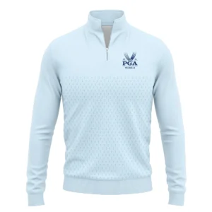 PGA Trophy Pattern Light Blue 2024 PGA Championship Valhalla Ping Zipper Hoodie Shirt Style Classic Zipper Hoodie Shirt