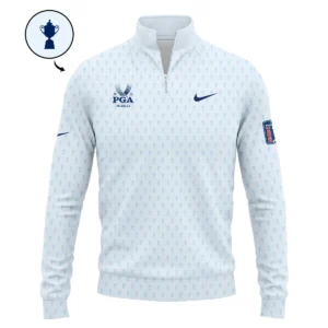 Golf Pattern Cup White Mix Light Blue 2024 PGA Championship Valhalla Nike Zipper Hoodie Shirt Style Classic Zipper Hoodie Shirt