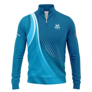 Golf Love Sport Color Blue 2024 PGA Championship Valhalla Callaway Zipper Hoodie Shirt Style Classic Zipper Hoodie Shirt