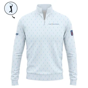 Golf Pattern Light Blue THE PLAYERS Championship Ping Sleeveless Jacket Style Classic Sleeveless Jacket