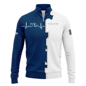 Golf Heart Beat Navy Blue THE PLAYERS Championship Ping Zipper Hoodie Shirt Style Classic Zipper Hoodie Shirt