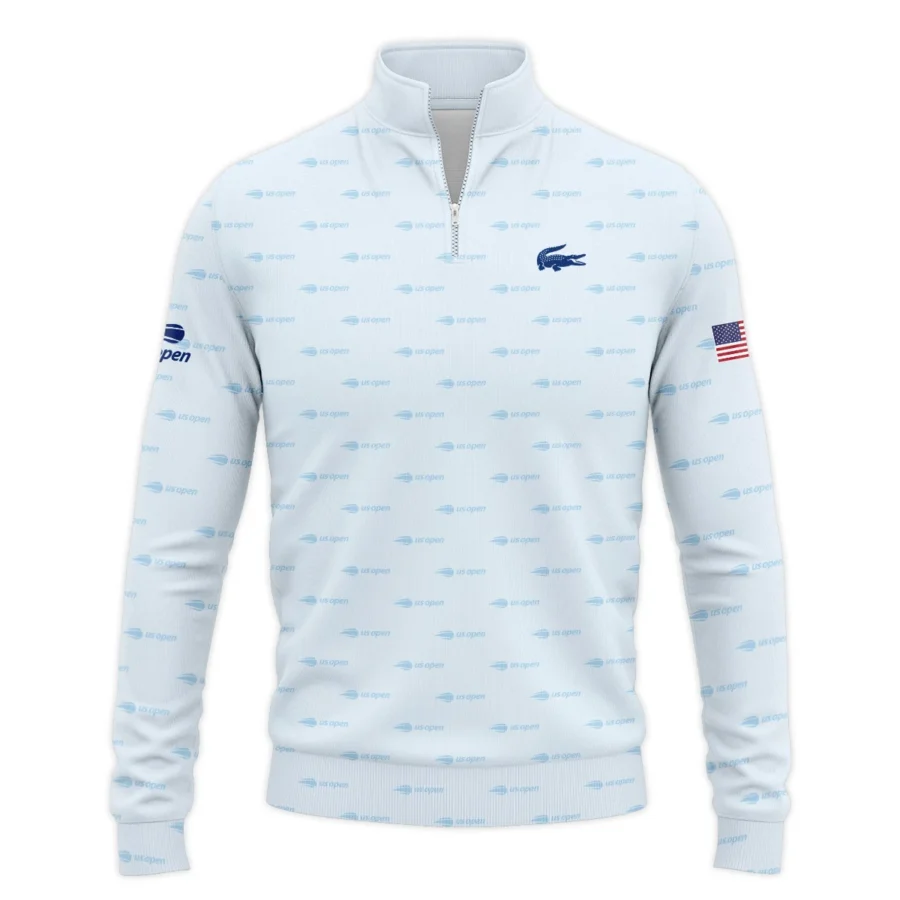 Tennis Love Sport Mix Color US Open Tennis Champions Lacoste Quarter-Zip Jacket Style Classic Quarter-Zip Jacket