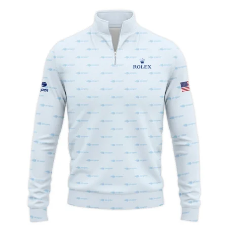 Tennis Love Sport Mix Color US Open Tennis Champions Rolex Quarter-Zip Jacket Style Classic Quarter-Zip Jacket