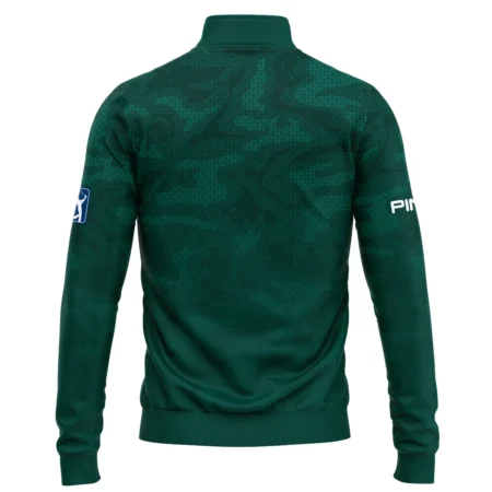 Masters Tournament Ping Camo Sport Green Abstract Quarter-Zip Jacket Style Classic Quarter-Zip Jacket