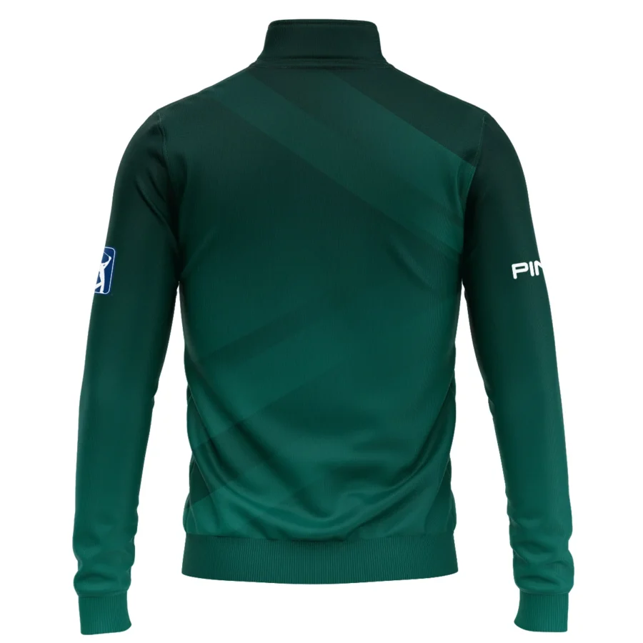 Masters Tournament Dark Green Gradient Golf Sport Ping Quarter-Zip Jacket Style Classic Quarter-Zip Jacket