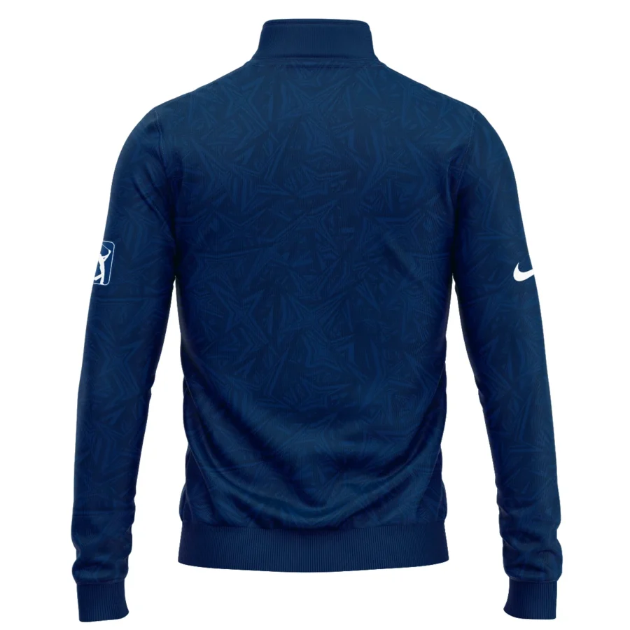 Nike 124th U.S. Open Pinehurst Stars Gradient Pattern Dark Blue Quarter-Zip Jacket Style Classic Quarter-Zip Jacket