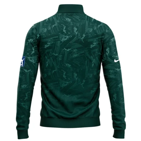 Dark Green Background Masters Tournament Nike Quarter-Zip Jacket Style Classic Quarter-Zip Jacket