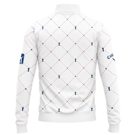 Argyle Pattern With Cup 124th U.S. Open Pinehurst Callaway Quarter-Zip Jacket Style Classic Quarter-Zip Jacket