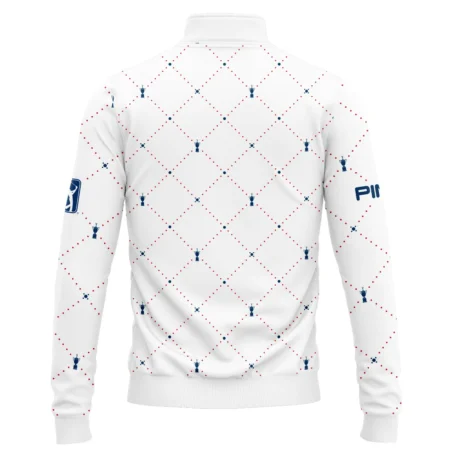 Argyle Pattern With Cup 124th U.S. Open Pinehurst Ping Quarter-Zip Jacket Style Classic Quarter-Zip Jacket