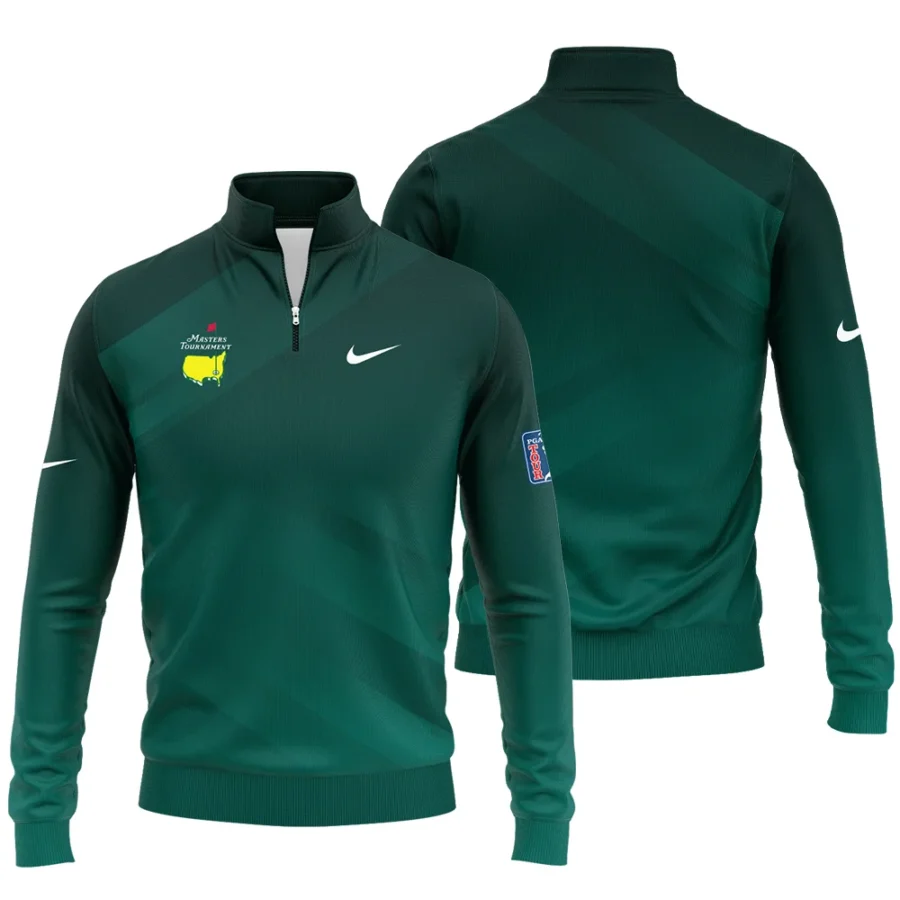 Masters Tournament Dark Green Gradient Golf Sport Nike Quarter-Zip Jacket Style Classic Quarter-Zip Jacket