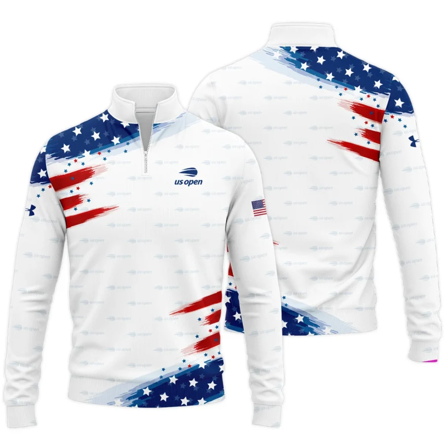 Tennis Love Sport Mix Color US Open Tennis Champions Under Armour Quarter-Zip Jacket Style Classic Quarter-Zip Jacket