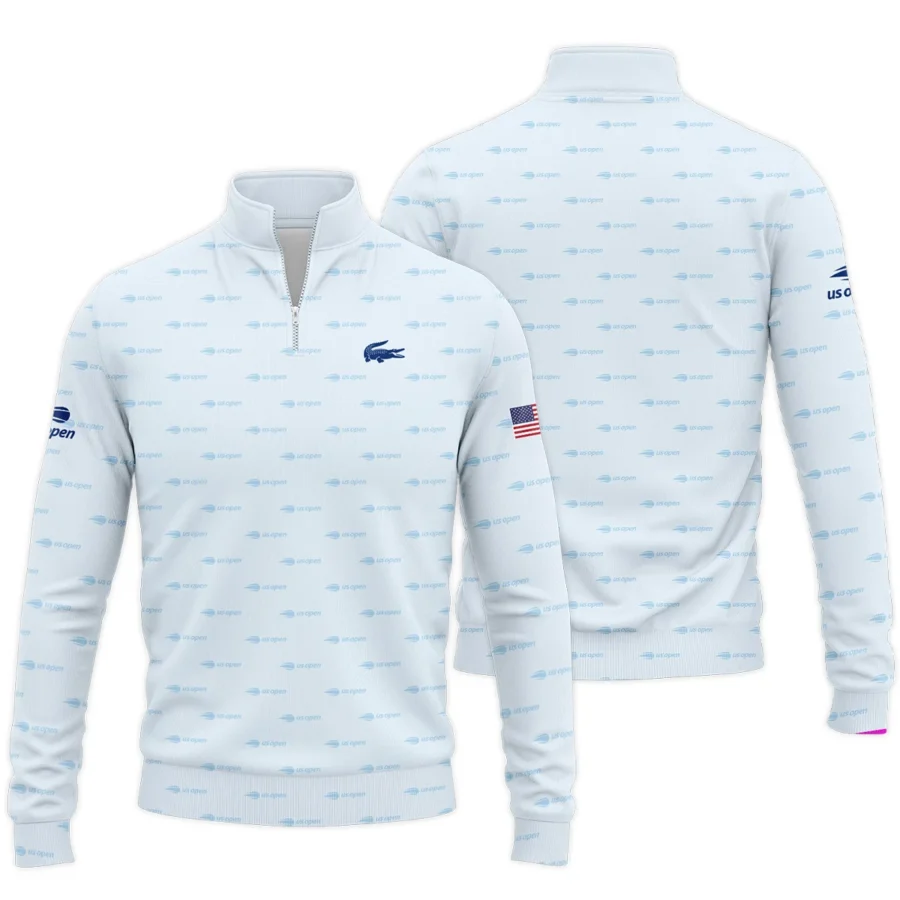 Tennis Love Sport Mix Color US Open Tennis Champions Lacoste Quarter-Zip Jacket Style Classic Quarter-Zip Jacket