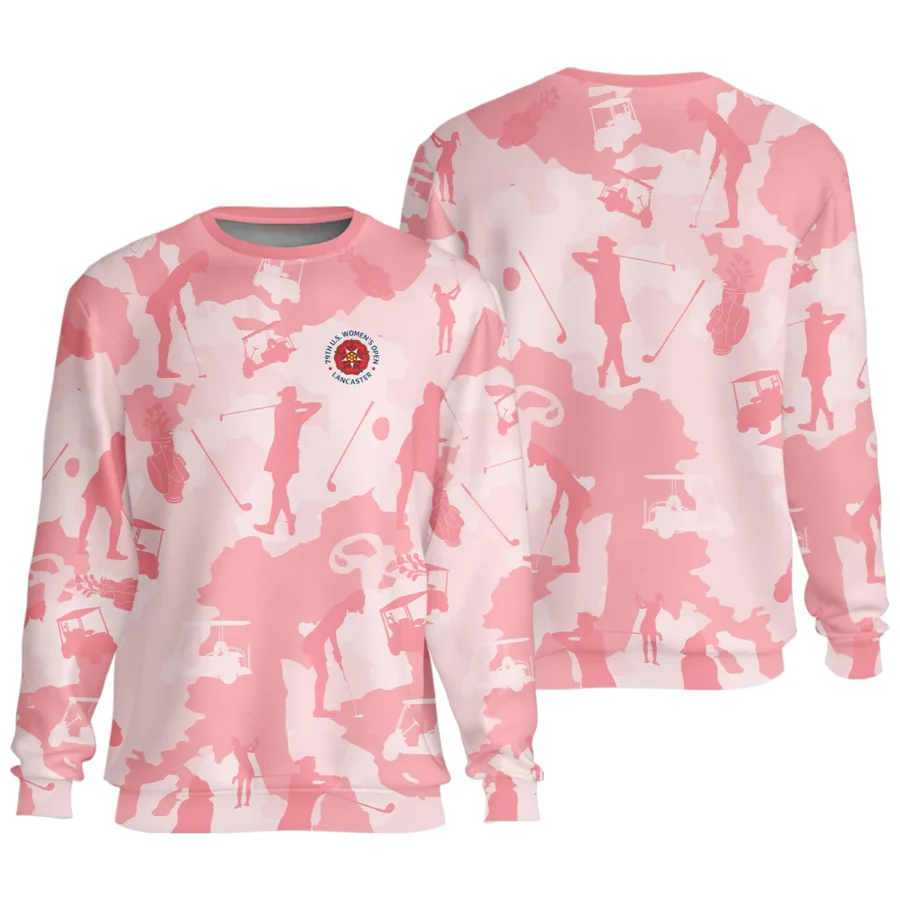 Pink Color Camo 79th U.S. Women’s Open Lancaster Sweatshirt Pink Color All Over Print Sweatshirt