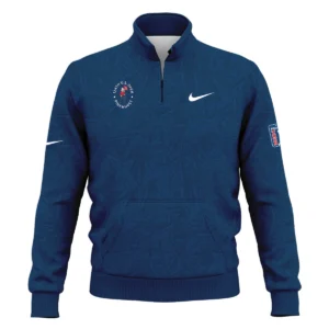 Nike 124th U.S. Open Pinehurst Stars Gradient Pattern Dark Blue Style Classic, Short Sleeve Polo Shirts Quarter-Zip Casual Slim Fit Mock Neck Basic