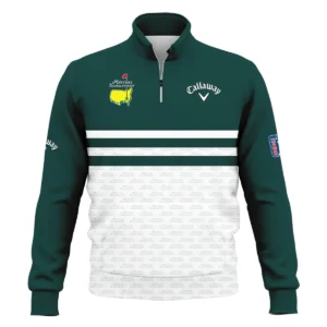 Dark Green Mix White With Logo Pattern Masters Tournament Ping Polo Shirt Style Classic Polo Shirt For Men