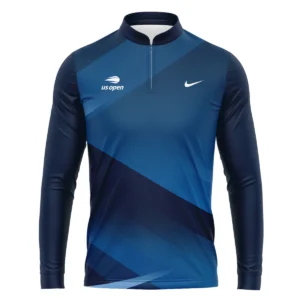 US Open Tennis Champions Dark Blue Background Nike Vneck Polo Shirt Style Classic Polo Shirt For Men