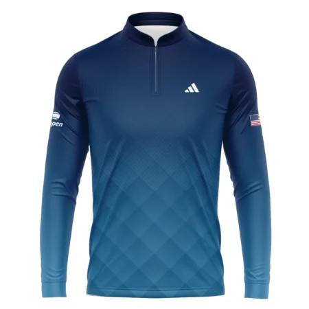 Adidas Blue Abstract Background US Open Tennis Champions Hoodie Shirt Style Classic Hoodie Shirt