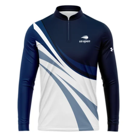 Tennis Love Sport Mix Color US Open Tennis Champions Under Armour Mandarin collar Quater-Zip Long Sleeve