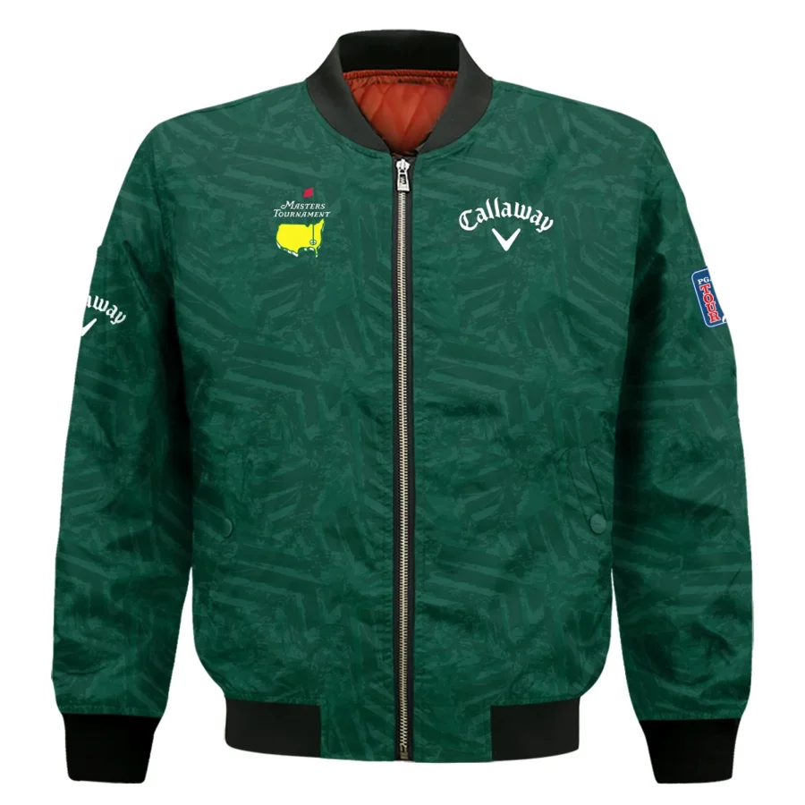 Callaway Masters Tournament Green Stratches Seamless Pattern Bomber Jacket Style Classic Bomber Jacket