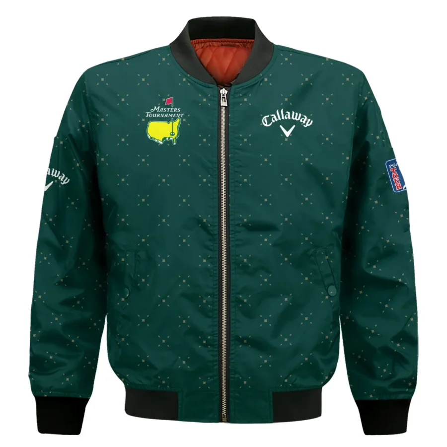 Diamond Shapes With Geometric Pattern Masters Tournament Callaway Bomber Jacket Style Classic Bomber Jacket