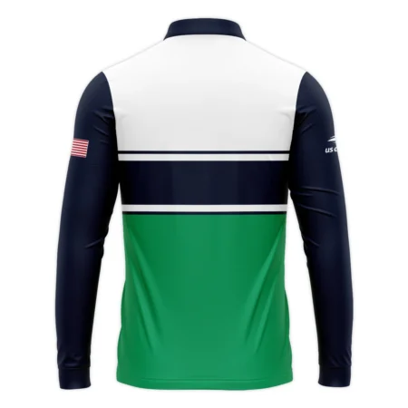 Tennis Love Sport Mix Color US Open Tennis Champions Lacoste Mandarin collar Quater-Zip Long Sleeve