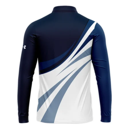 Tennis Love Sport Mix Color US Open Tennis Champions Under Armour Mandarin collar Quater-Zip Long Sleeve