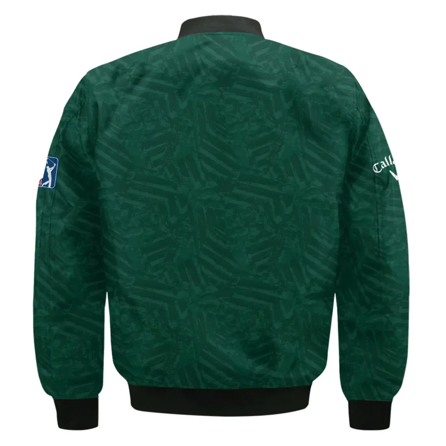 Callaway Masters Tournament Green Stratches Seamless Pattern Bomber Jacket Style Classic Bomber Jacket