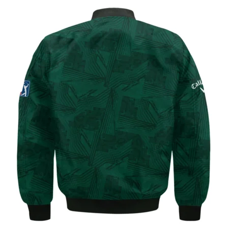 Masters Tournament Callaway Sublimation Sports Dark Green Bomber Jacket Style Classic Bomber Jacket