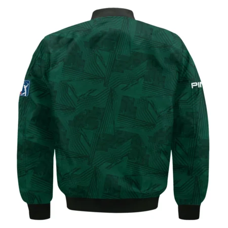 Masters Tournament Ping Sublimation Sports Dark Green Bomber Jacket Style Classic Bomber Jacket