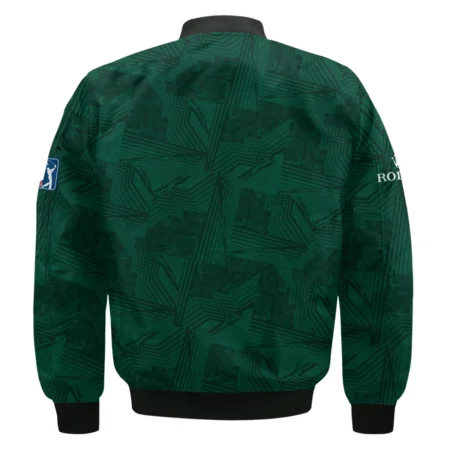 Masters Tournament Rolex Sublimation Sports Dark Green Bomber Jacket Style Classic Bomber Jacket