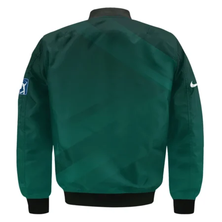 Masters Tournament Dark Green Gradient Golf Sport Nike Bomber Jacket Style Classic Bomber Jacket