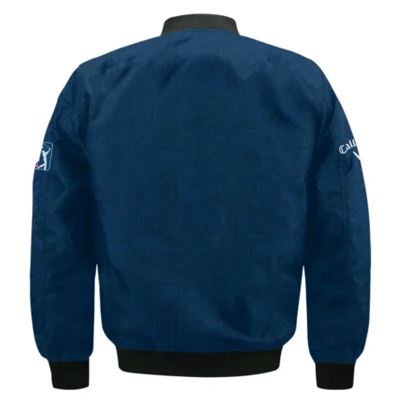 Callaway 124th U.S. Open Pinehurst Stars Gradient Pattern Dark Blue Bomber Jacket Style Classic Bomber Jacket