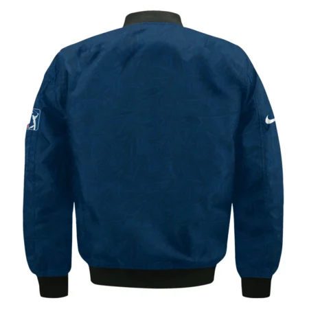 Nike 124th U.S. Open Pinehurst Stars Gradient Pattern Dark Blue Bomber Jacket Style Classic Bomber Jacket