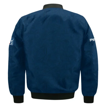 Ping 124th U.S. Open Pinehurst Stars Gradient Pattern Dark Blue Bomber Jacket Style Classic Bomber Jacket