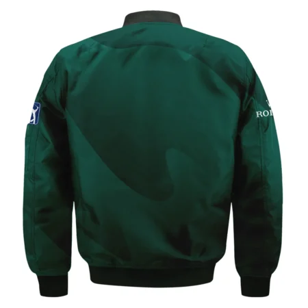 Golf For Sublimation Sport Green Masters Tournament Rolex Bomber Jacket Style Classic Bomber Jacket