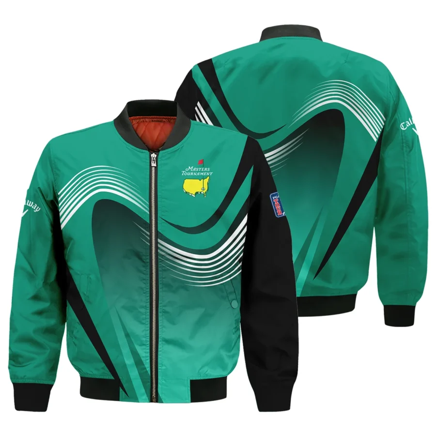 Golf Pattern Cup White Mix Green Masters Tournament Callaway Bomber Jacket Style Classic Bomber Jacket