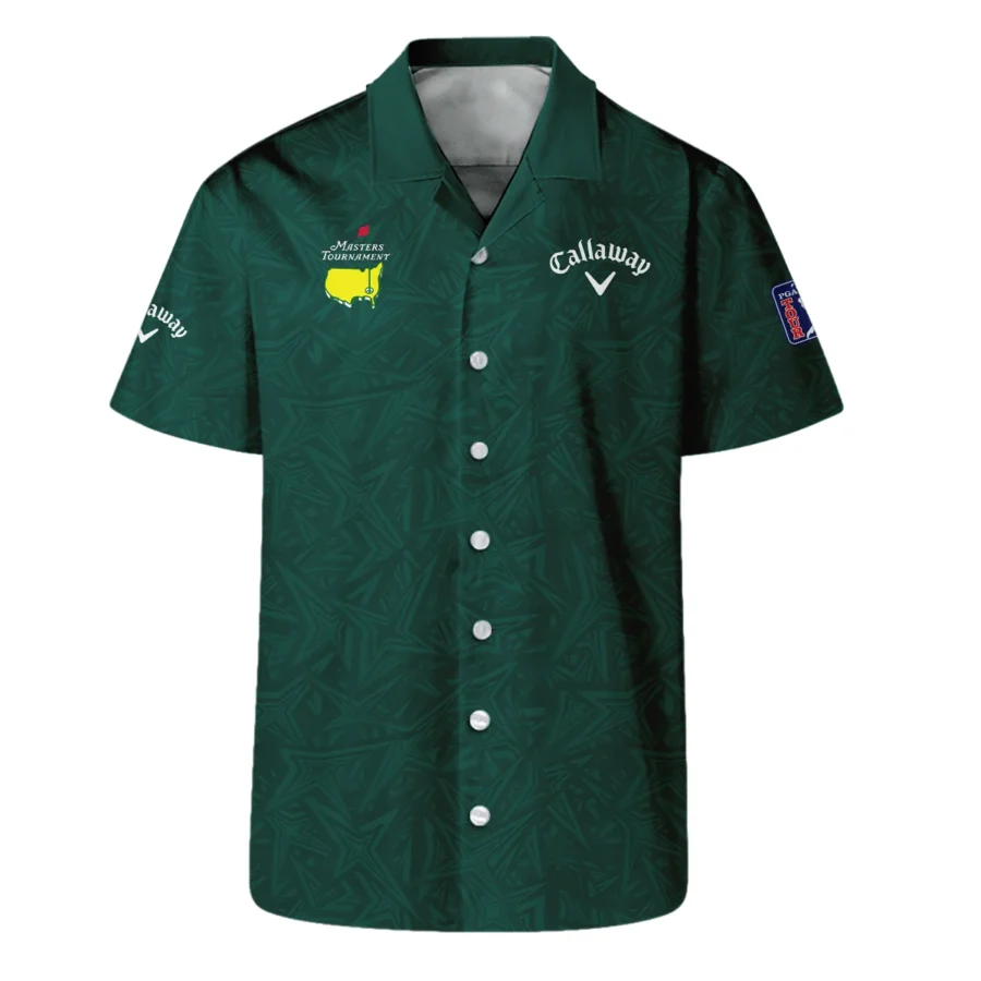 Stars Dark Green Abstract Sport Masters Tournament Callaway Hawaiian Shirt Style Classic Oversized Hawaiian Shirt