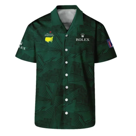 Masters Tournament Rolex Sublimation Sports Dark Green Vneck Polo Shirt Style Classic Polo Shirt For Men